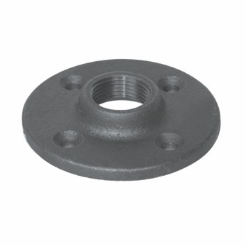 Black Floor Flange